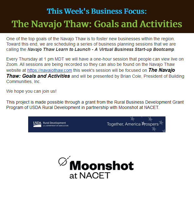 ﻿The-Navajo-Thaw-Goals-and-Activities